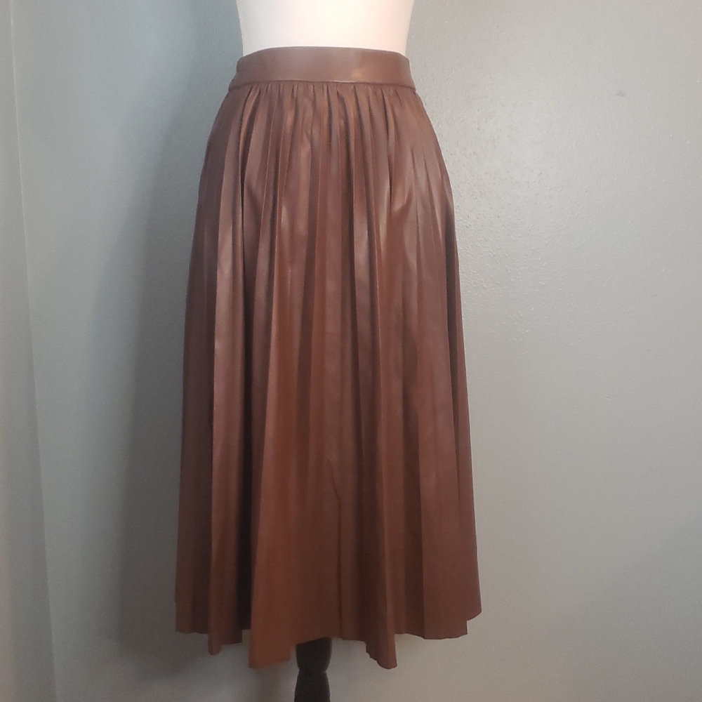 Sincerely Jules Chocolate A-Line Skirt